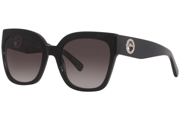 Longchamp LO717S 001 Sunglasses Women's Black/Grey Gradient Square