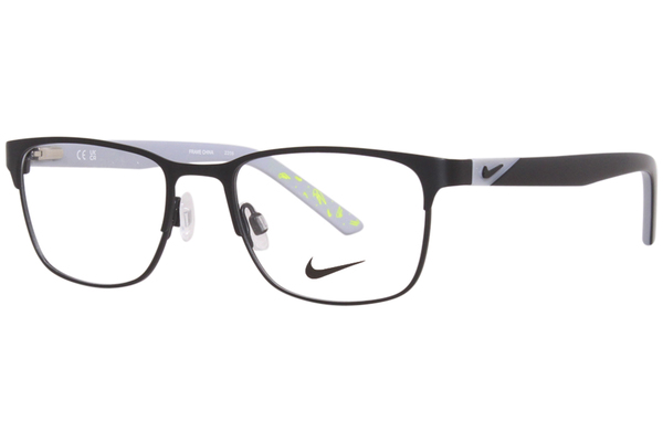 Nike 5591 002 Eyeglasses Mens Satin Blackpure Platinum Full Rim 48 17 135