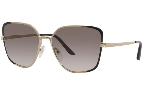 Prada PR-60XS AAV0A7 Sunglasses Women's Pale Gold/Black/Grey Gradient  59-16-140 