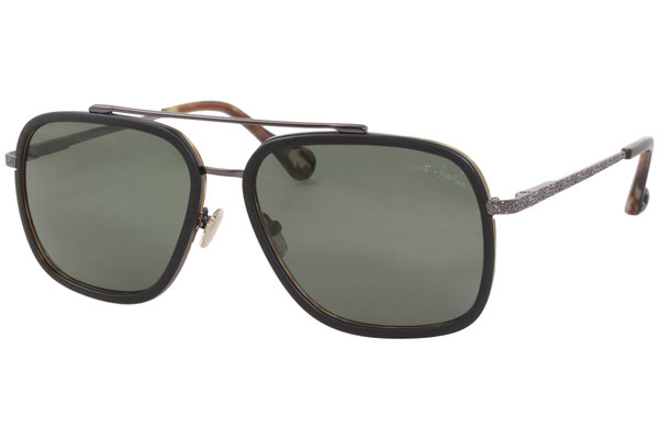 Buy Jimmy Choo Dan 807 K1 Black Metal Aviator Sunglasses Gold Mirror Lens  at Amazon.in