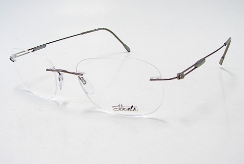  SILHOUETTE Chassis 7534 Titan Next Generation III 6078 Smoke Eyeglasses Frame 