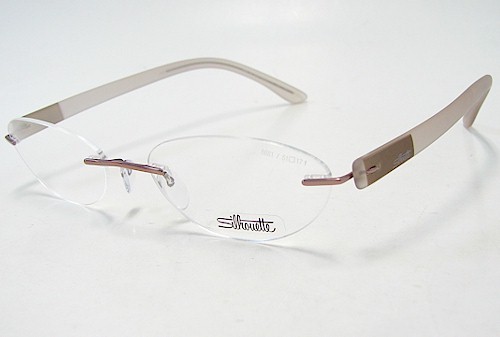  SILHOUETTE Enviso Chassis 7608 Eyeglasses 6057 Sea Shell Optical 