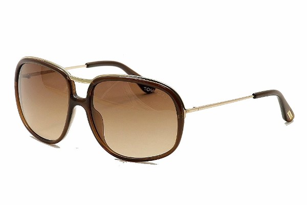 Tom Ford Women's Cori Tf282 Tf 282 Ft282 Rectangular Sunglasses 61mm 