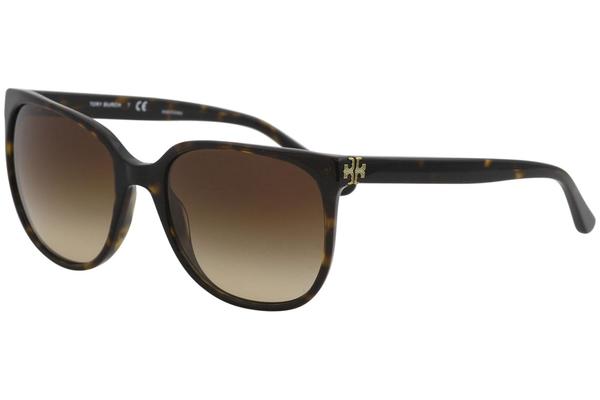 Tory Burch Sunglasses Women's TY-7106 1378/83 Dark Tortoise/Brown Polarized  57mm 