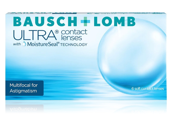 Ultra Multi Focal Toric for Astigmatism Contact Lenses 6-Pack By Bausch & Lomb