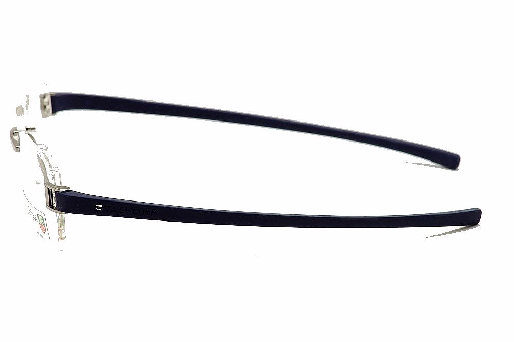 Tag Heuer Eyeglasses TH 7104 016 Blue TagHeuer Optical Frame 55mm