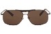 John Varvatos V775 Sunglasses V-775 Brown Shades