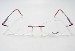 SILHOUETTE Chassis 7534 Titan Next Generation III 6079 Red Eyeglasses Frame