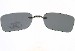 Silhouette Zenlight 5065 Gray Polarized Clip-On Sunglasses