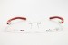 Tag Heuer Eyeglasses 7645 005 Red TagHeuer Rimless Optical Frame