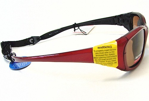 Rec Specs Maxx-30 Eyeglasses Crimson Red 1 Optical Frame | EyeSpecs.com