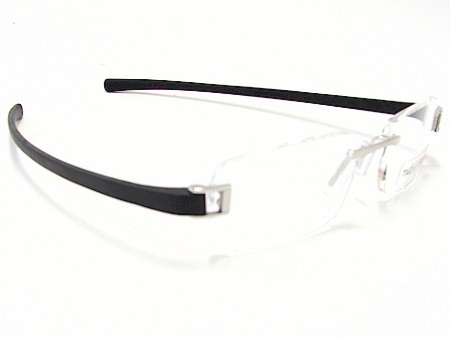 Tag Heuer TagHeuer 7104 Track 001 Black Optical Frame Eyeglasses 55x18