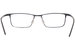 Flexon B2002 001 Reading Glasses Men's Black Full Rim Rectangular 53-17-145