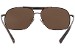 John Varvatos V775 Sunglasses V-775 Brown Shades