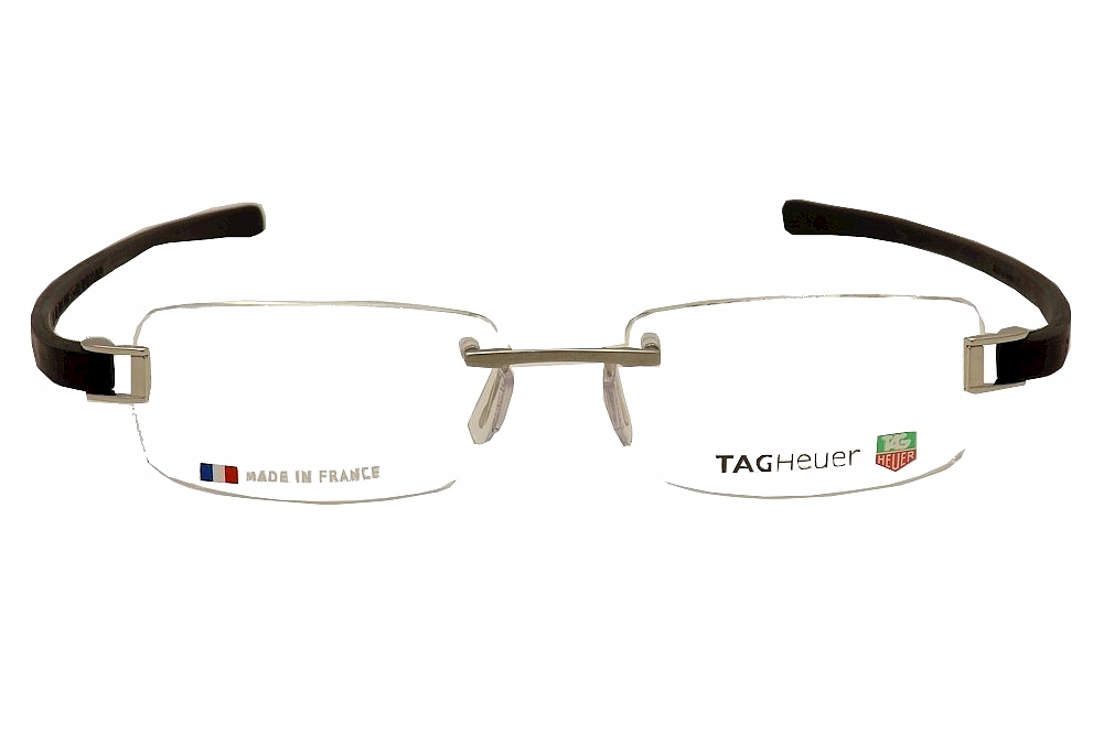 Tag Heuer TagHeuer 7104 Track 001 Black Optical Frame Eyeglasses