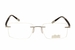 Silhouette Eyeglasses Hinge C-2 5421 6053 23K Gold Plated Grey Optical Frame